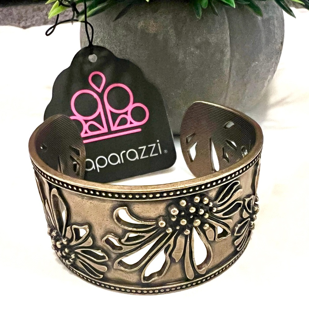 Paparazzi Bronze/Gold Cuff Bracelet NEW